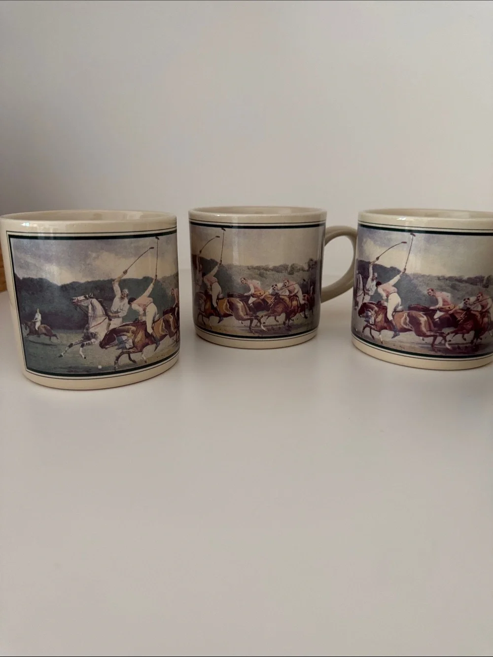 Vintage Polo by Ralph Lauren Country Mugs Set of 4